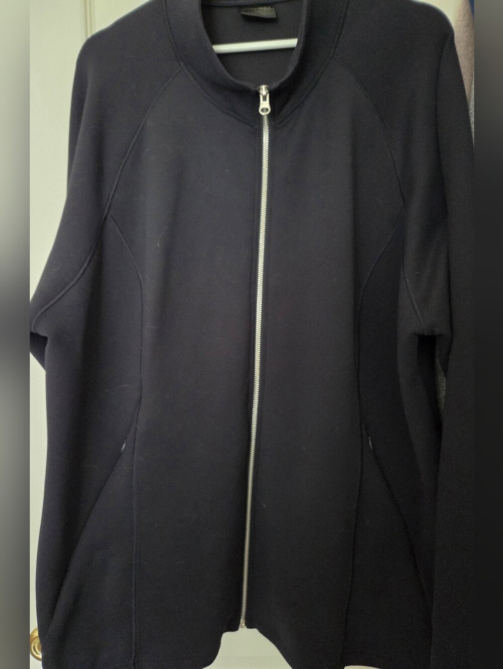 Unisex Black Full-Zip Jacket